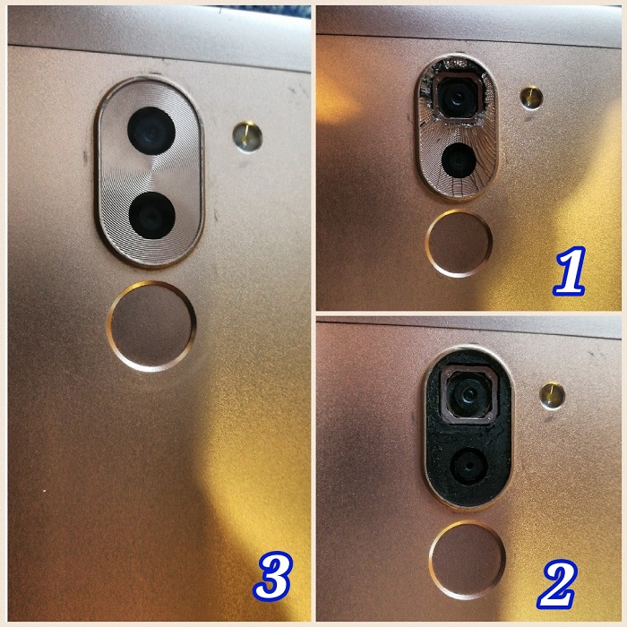 Smartphone camera glass replacement