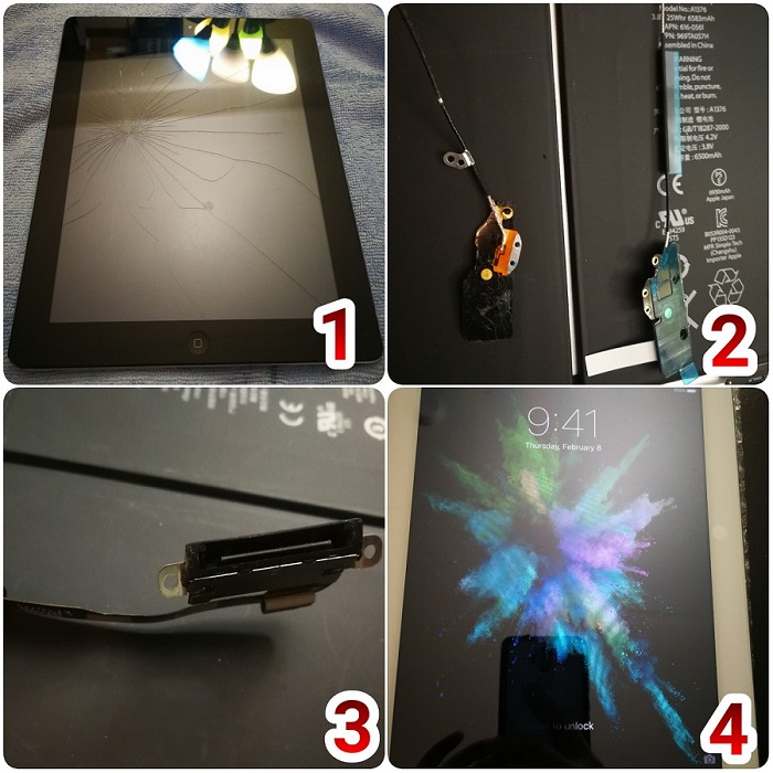 iPad 2 screen and charge port replacement