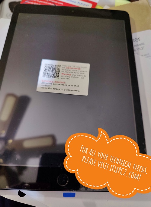 iPad screen replacement
